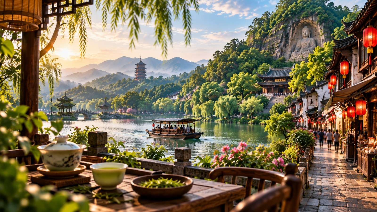 Hangzhou West Lake, Lingyin & Tea Village Day Tour image