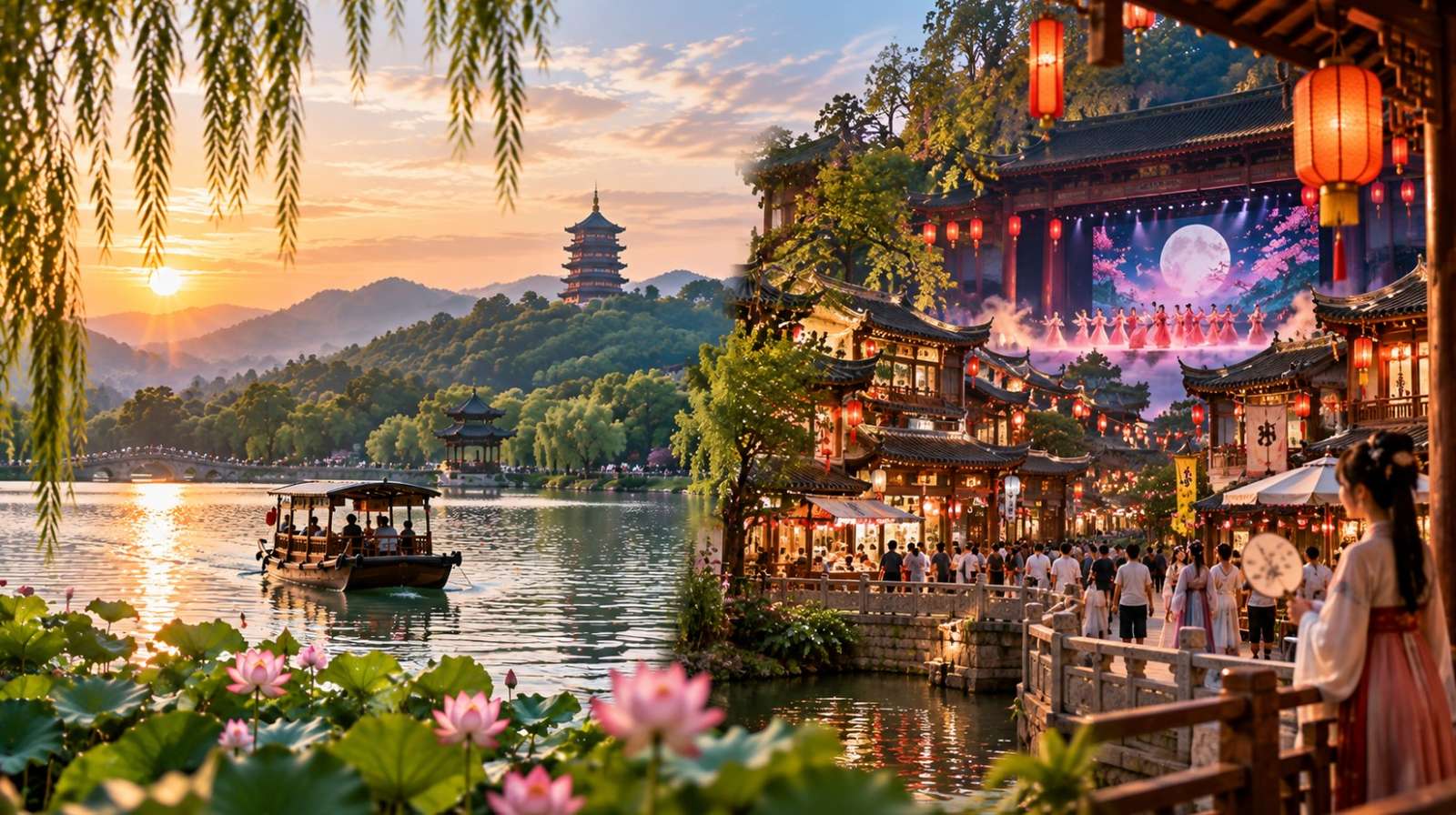 Hangzhou West Lake & Songcheng Day Tour image